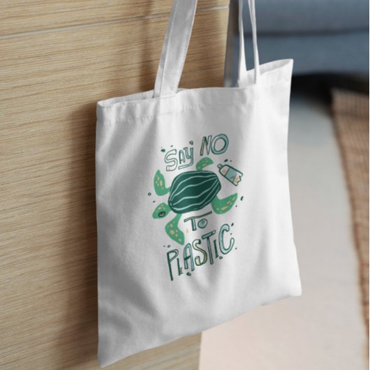 Tote Bag Pas de tortue en plastique