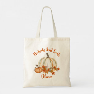 Tote Bag Pas de trucs juste traiter Halloween personnalisée