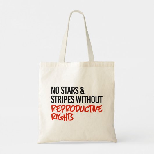 Tote Bag Pas d'étoiles et de rayures sans droits reproducte (Dos)