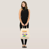 Tote Bag Pas fou, pas riche, juste asiatique (Devant (modèle))