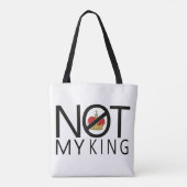 Tote Bag Pas mon roi (Dos)