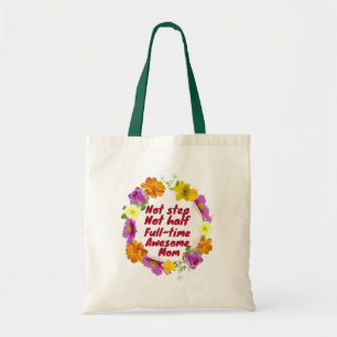 Tote Bag Pas pas pas à mi-temps plein génial maman Adoptive