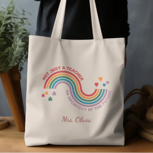 Tote Bag Pas seulement un enseignant, un architecte de l'av