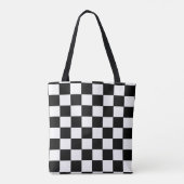 Tote Bag Pas si commun noir et blanc (Dos)