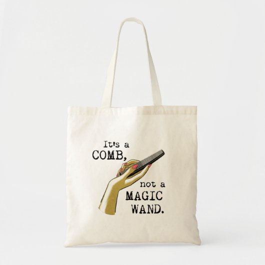 Tote Bag Pas un coiffeur Fourre-tout de baguette magique de (Devant)