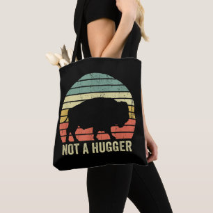 Tote Bag Pas un drôle de bison de buffle de Yellowstone emb