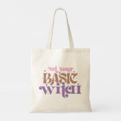 Tote Bag Pas votre sorcière de base Éffrayant Halloween mag (Dos)