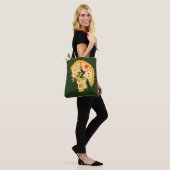 Tote Bag Passe-moi à la lune de pizza (Sur le modèle)