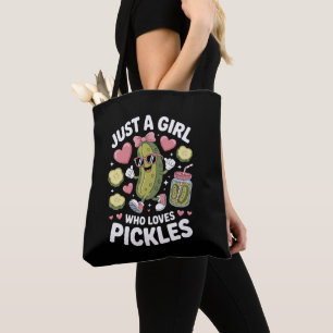 Tote Bag Passion Cornichon Juste Une Fille Qui Aime Les Cor
