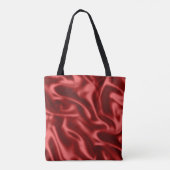 Tote Bag Passion Rouge Romantique Faux Satin (Dos)