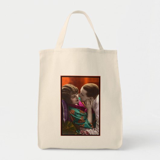 Tote Bag passionate vintage retro (Devant)
