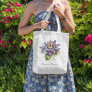 Tote Bag Passionné Purple Passion Fleur