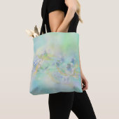 Tote Bag Pastel Abstrait Floral (De près)
