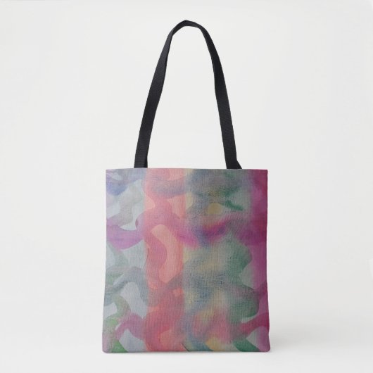 Tote Bag Pastel Art Abstrait (Devant)