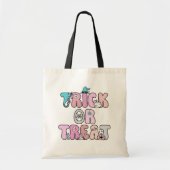 Tote Bag Pastel Bright Décoré Trou ou traitement (Devant)