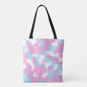 Tote Bag Pastel Camouflage Motif d'art Abstrait (Dos)