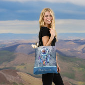 Tote Bag Pastel Dreamcatcher Aquarelle Monogram