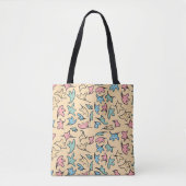 Tote Bag Pastel Feuille jaune (Devant)