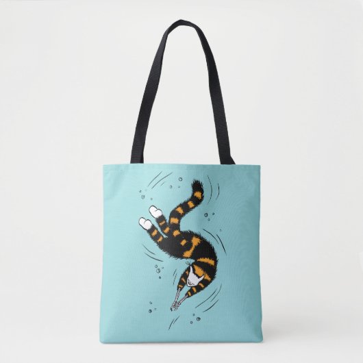 Tote Bag Pastel Goth Chat Skeleton (Devant)