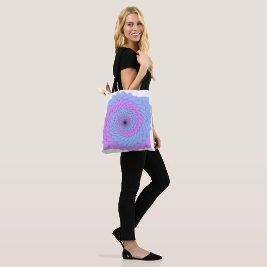 Tote Bag Pastel Infinity (Sur le modèle)