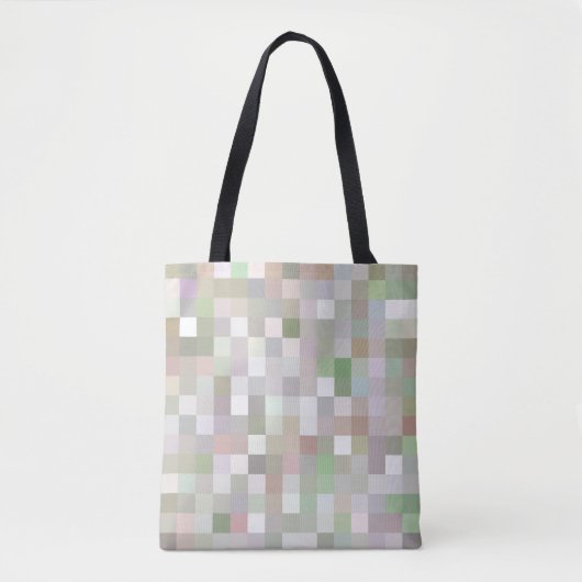 Tote Bag Pastel Multicolore Motif (Devant)