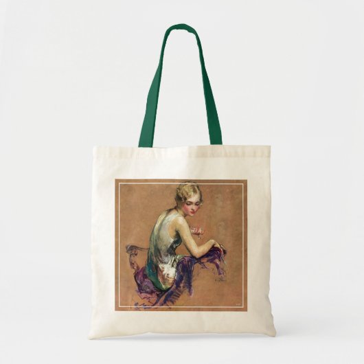Tote Bag Pastel Portrait (Devant)
