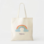 Tote Bag Pastel Rainbow (Devant)