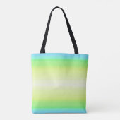 Tote Bag Pastel Rainbow coloré Abstrait dégradé Ombre (Dos)