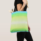 Tote Bag Pastel Rainbow coloré Abstrait dégradé Ombre (De près)