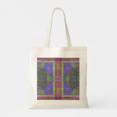 Tote Bag Pastel rainbow Colorful Geometric (Dos)