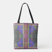 Tote Bag Pastel rainbow Colorful Geometric (Dos)