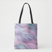 Tote Bag Pastel Rainbow Fur (Devant)