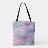 Tote Bag Pastel Rainbow Fur (Dos)