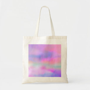 Tote Bag Pastel spot rainbow gradient hobo bohème teinture