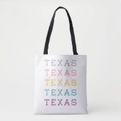 Tote Bag Pastel Texas, Texas (Devant)