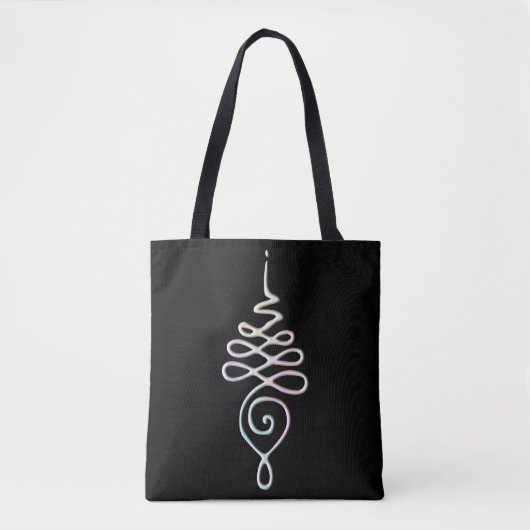Tote Bag Pastel Unalome (Devant)