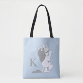 Tote Bag Pastel Wild Thing | Ajouter votre initiale (Devant)