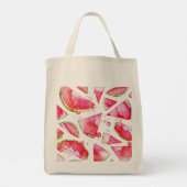 Tote Bag Pastèque à l'aquarelle 1 (Dos)