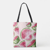 Tote Bag Pastèque aquarelle adorable (Dos)