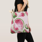Tote Bag Pastèque aquarelle adorable (De près)