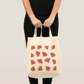 Tote Bag Pastèque juteuse de fruits d'été (Devant (produit))