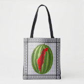 Tote Bag Pastèque Palestine - Slice (Devant)