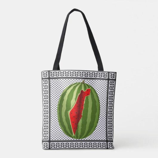 Tote Bag Pastèque Palestine - Slice (Dos)