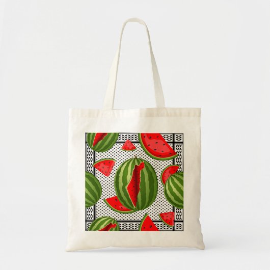 Tote Bag Pastèque Palestine - Slice (Devant)