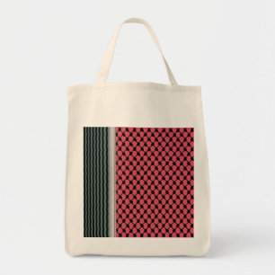 Tote Bag Pastèque palestinienne Hatta Keffiyeh Kufiya Folk
