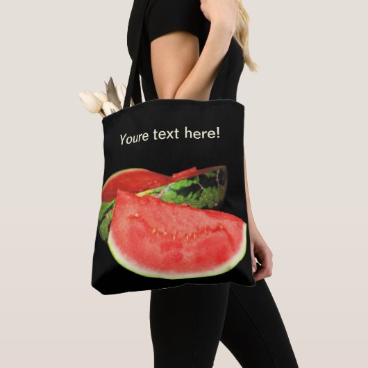 Tote Bag Pastèque rouge (De près)