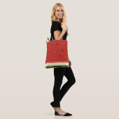 Tote Bag Pastèque Rouge clair Fourre-tout (Sur le modèle)