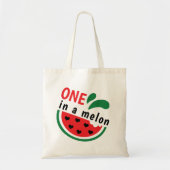 Tote Bag Pastèque sincère UN dans un melon (Devant)