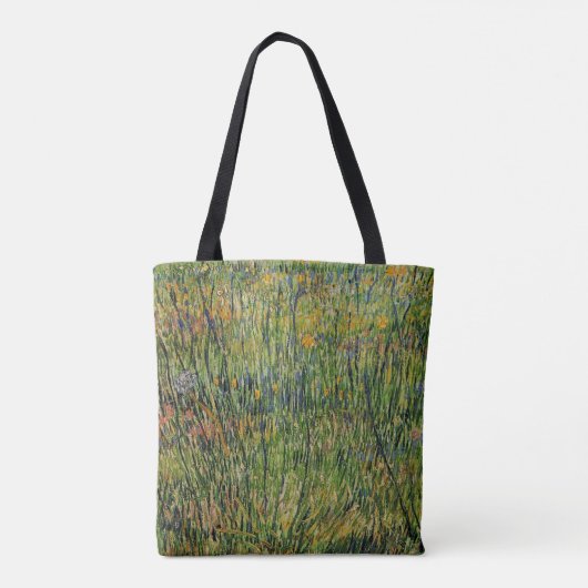 Tote Bag Pasture en fleurs par Vincent van Gogh (Dos)