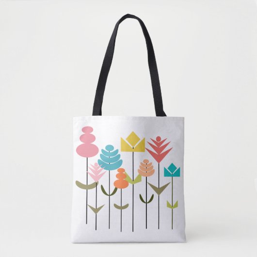 Tote Bag Patch de fleurs (Devant)